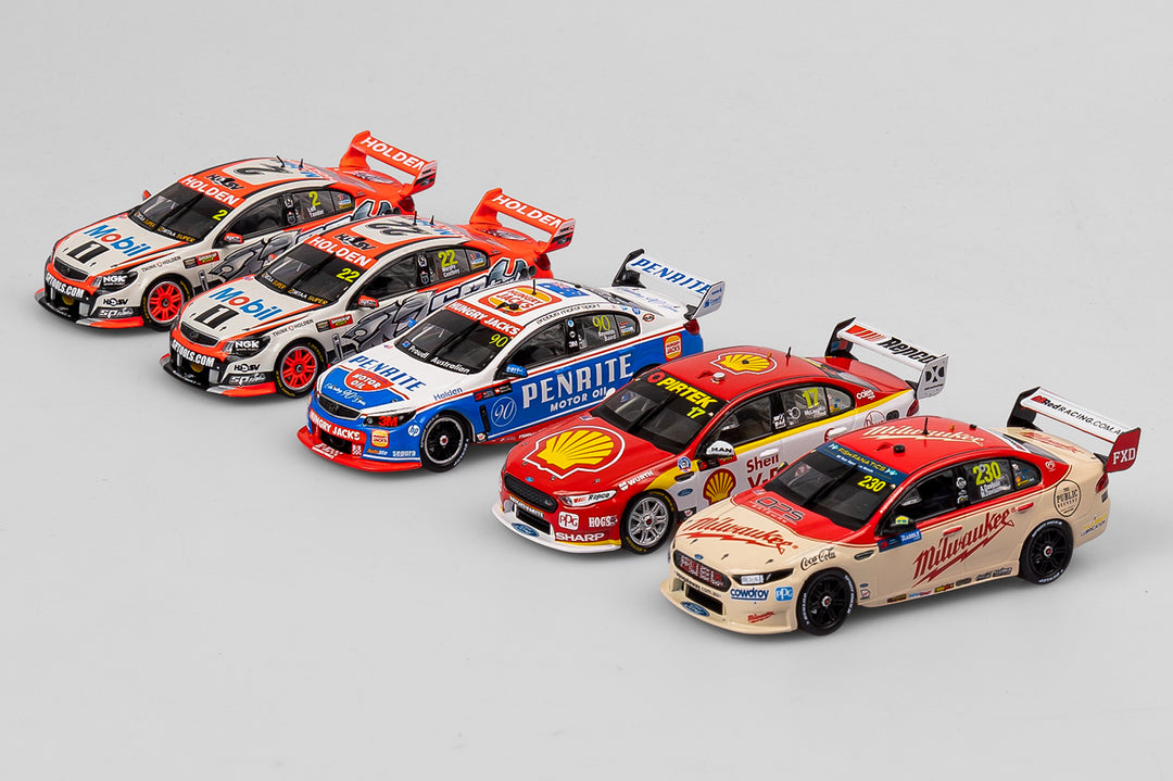 Now In Stock: New 1:43 Holden VF Commodore + Ford FGX Falcon Supercars