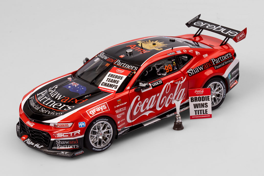 New Model Release: 1:18 Scale Brodie Kostecki 2023 Supercars Championship Winning Camaro