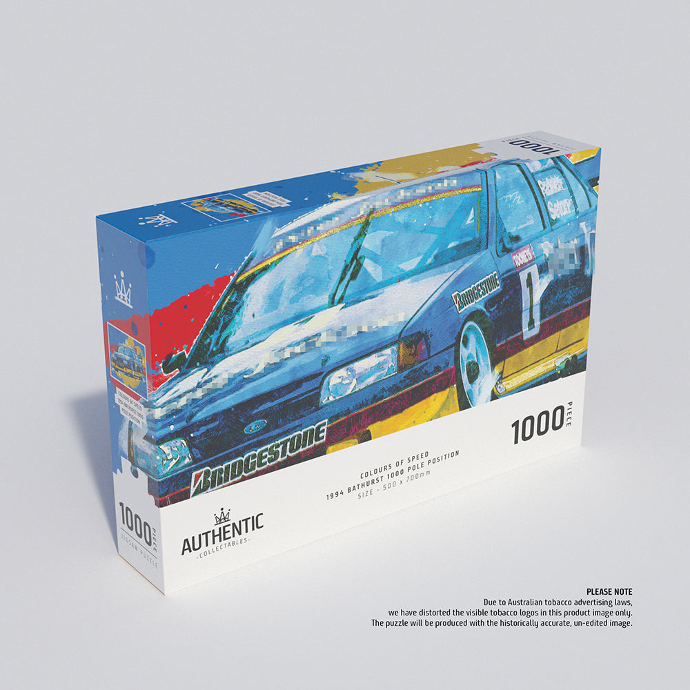 Colours Of Speed: 1994 Bathurst 1000 Pole Position 1000 Piece Jigsaw Puzzle (Pre-Order)