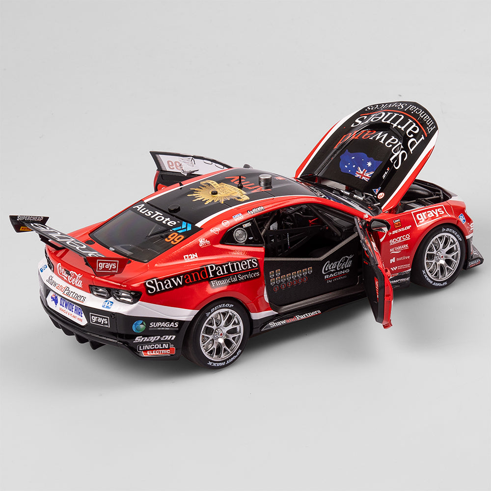 1:18 Coca-Cola Racing By Erebus #99 Chevrolet Camaro ZL1 - 2023 Supercars Championship Winner