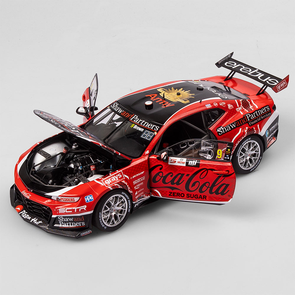 1:18 Coca-Cola Racing By Erebus #9 Chevrolet Camaro ZL1 - 2023 Townsville 500 Race 16 Winner