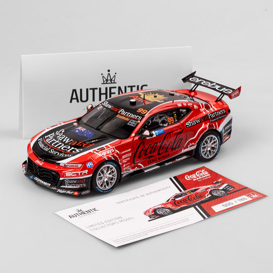 1:18 Coca-Cola Racing By Erebus #99 Chevrolet Camaro ZL1 - 2023 Darwin Triple Crown Indigenous Round