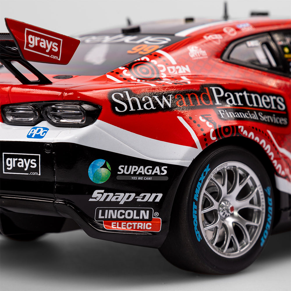 1:18 Coca-Cola Racing By Erebus #99 Chevrolet Camaro ZL1 - 2023 Darwin Triple Crown Indigenous Round