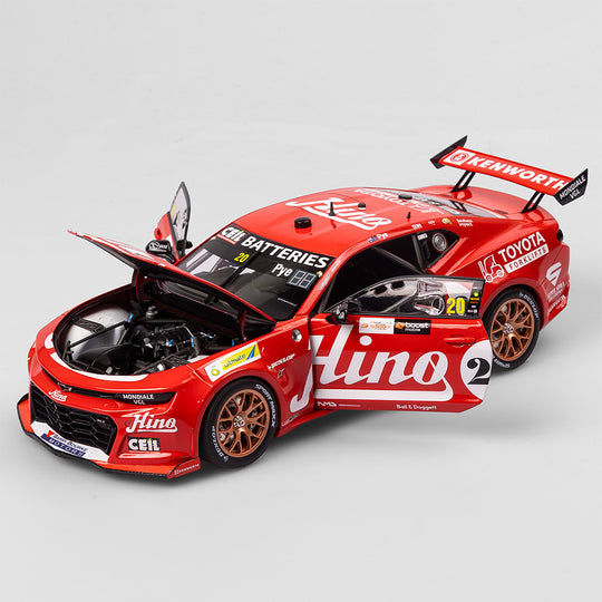 1:18 Team 18 #20 Chevrolet Camaro ZL1 - 2023 Gold Coast 500 Hino Team Samurai Retro Livery