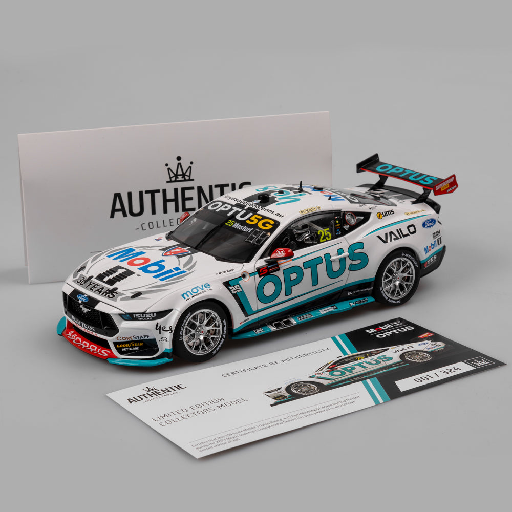 1:18 Mobil 1 Optus Racing #25 Ford Mustang GT - 2023 Supercars Championship Season