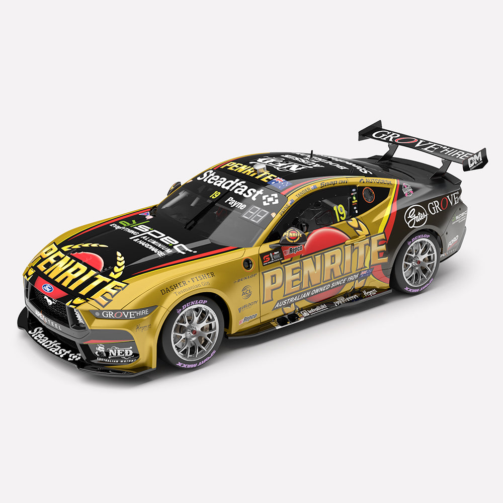 1:43 Penrite Racing #19 Ford Mustang GT - 2024 Repco Bathurst 1000 Gold Livery