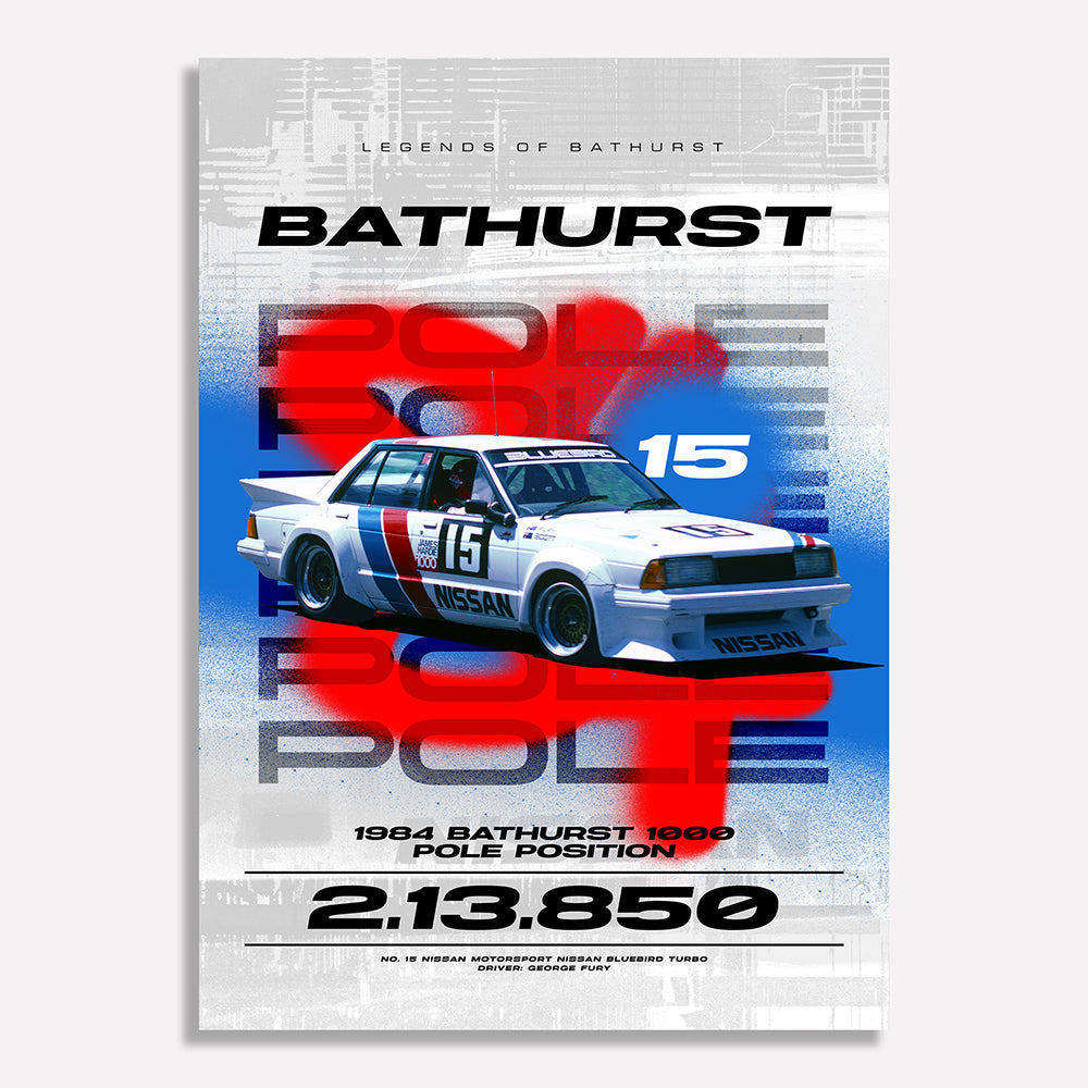 1984 Bathurst 1000 Pole Position Poster