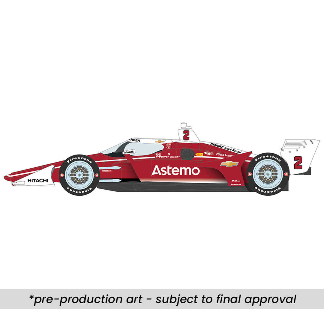 1:18 Team Penske #2 Astemo Dallara Chevrolet IndyCar (Pre-Order)