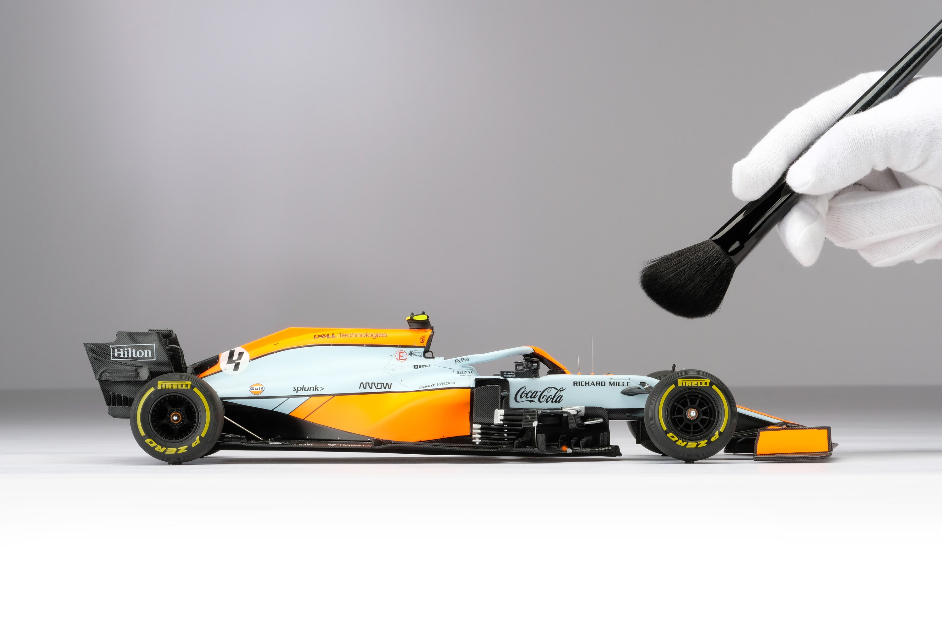 1:18 McLaren F1 Team #4 McLaren MCL35M - 2021 Monaco Grand Prix 